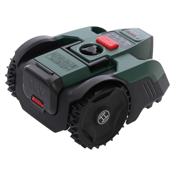 Bosch VISIMOW18V-200 robottiruohonleikkuri, 18 V, 5 Ah, ilman rajakaapelia