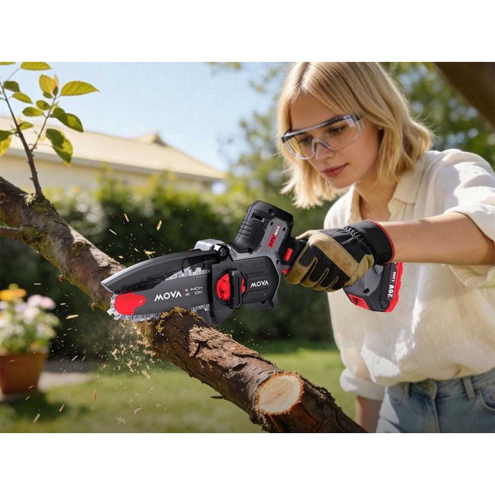 MOVA GC205 akkukäyttöinen oksasaha, 20 V, 2 Ah, 20 cm