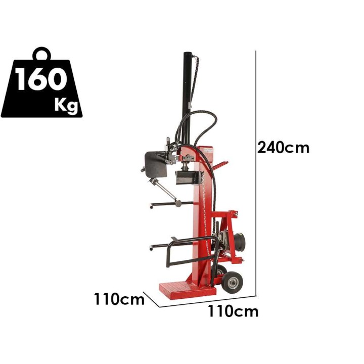 Geotech Pro LSP 13-100 VT traktorihalkomakone, 13 t, pystymallinen