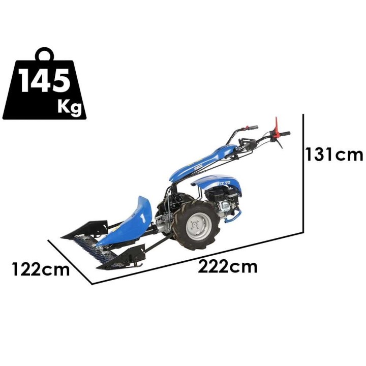 BLITZ 70 motofalciatrice, Yagmur R210, 7 HP, 112 cm, 3+3 vaihdetta