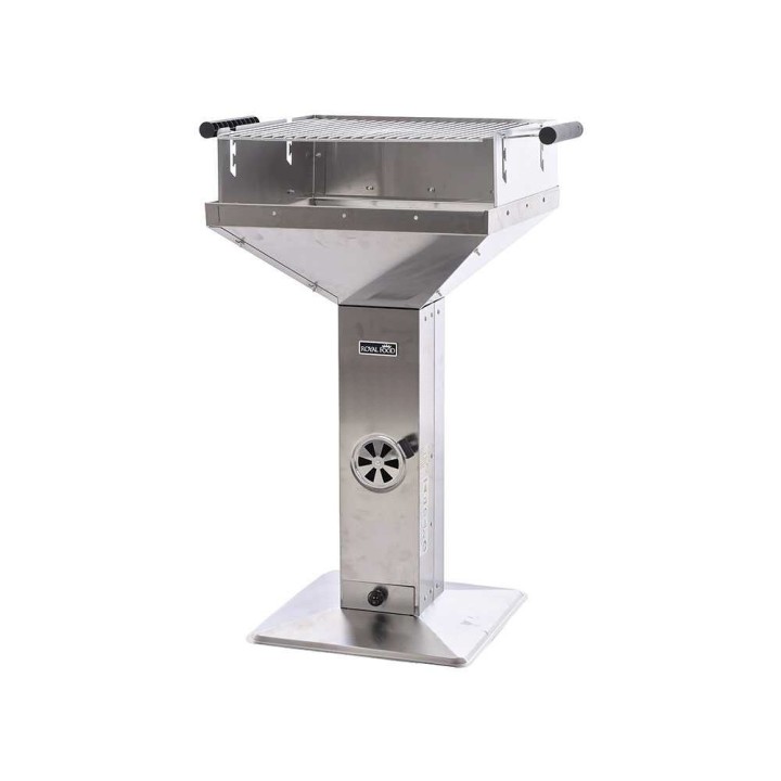 Royal Food CB 2100 hiiligrilli, ruostumaton teräs, 46 × 46 cm