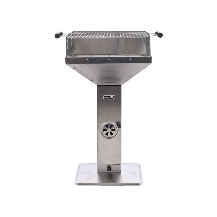 Royal Food CB 2100 hiiligrilli, ruostumaton teräs, 46 × 46 cm