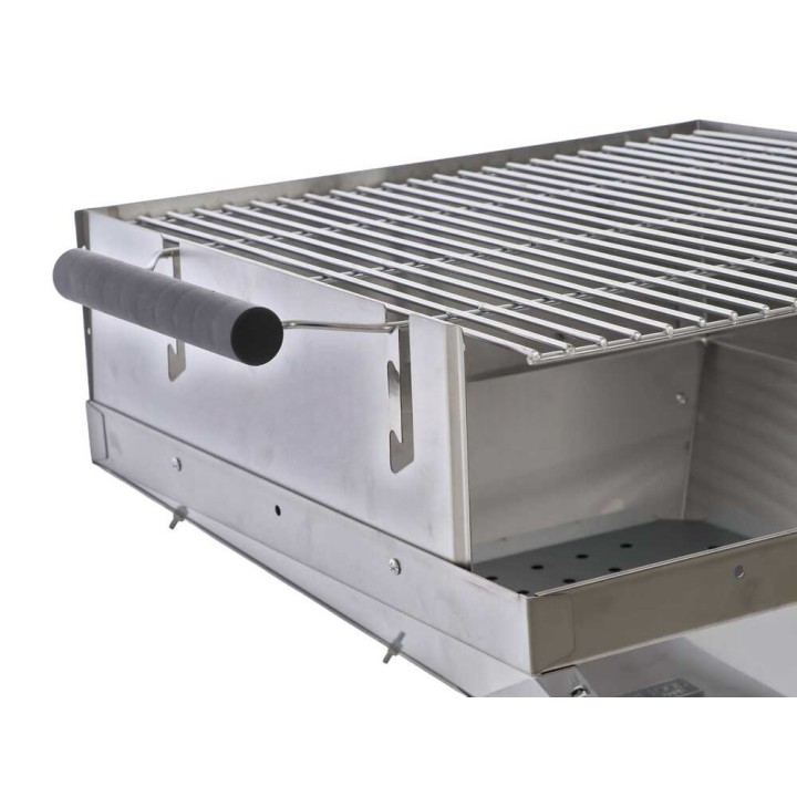 Royal Food CB 2100 hiiligrilli, ruostumaton teräs, 46 × 46 cm