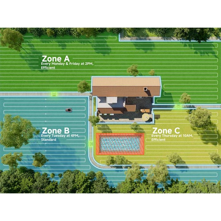 MOVA ViAX 250 robottiruohonleikkuri, 250 m², 18 V, ilman rajakaapelia, suojakatos સમાવ彩票软件