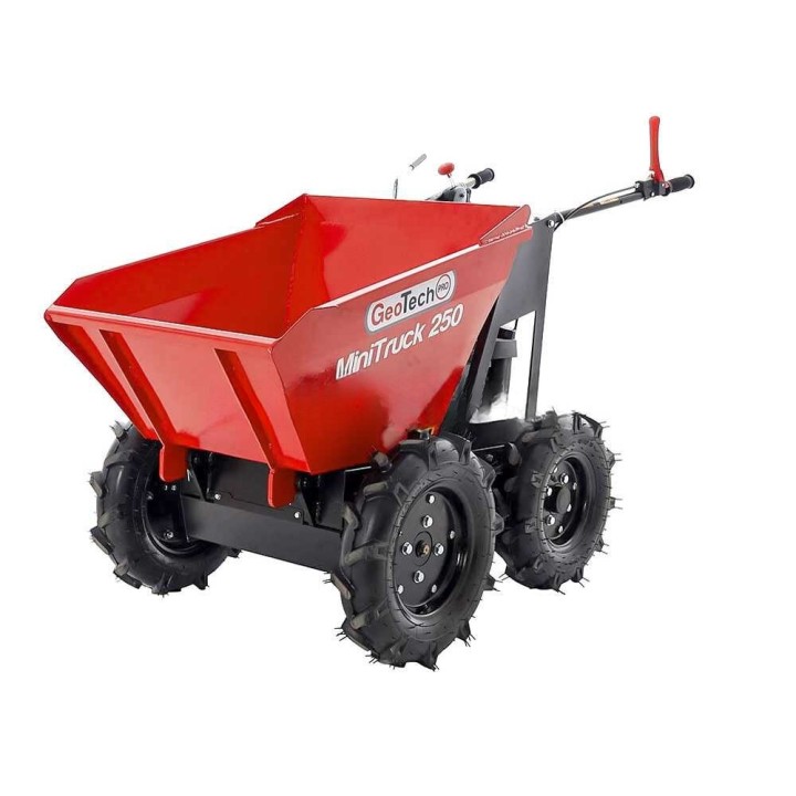 GeoTech Pro MiniTruck 250 moottorikärry, 4 × 4, 250 kg, 5,5 HP, Loncin LC1P65FE-2