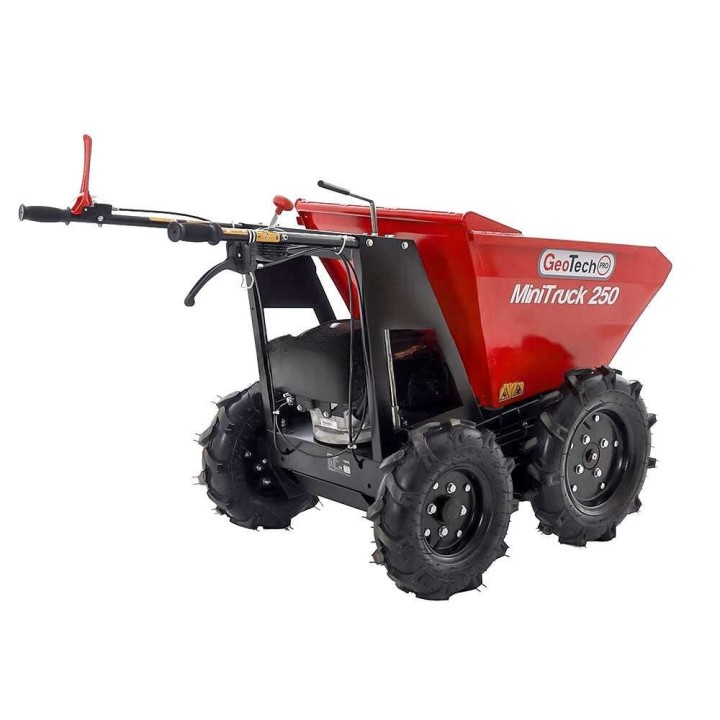 GeoTech Pro MiniTruck 250 moottorikärry, 4 × 4, 250 kg, 5,5 HP, Loncin LC1P65FE-2