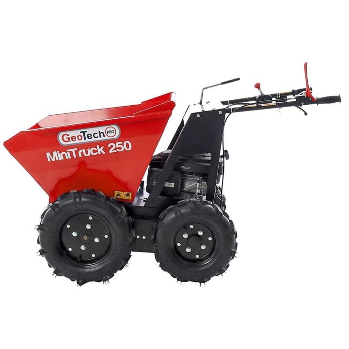 GeoTech Pro MiniTruck 250 moottorikärry, 4 × 4, 250 kg, 5,5 HP, Loncin LC1P65FE-2