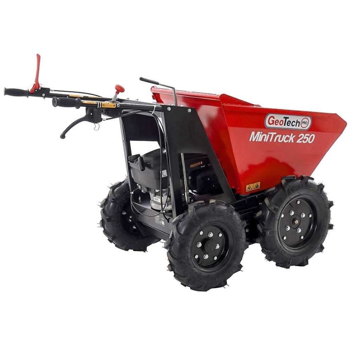 GeoTech Pro MiniTruck 250 moottorikärry, 4 × 4, 250 kg, 5,5 HP, Loncin LC1P65FE-2