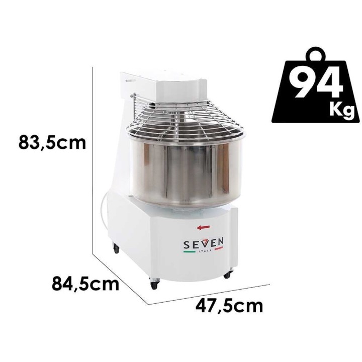 Seven Italy GH H 40 TR 2 V spiraalitaikinakone, 36 kg, 41 l, 400 V