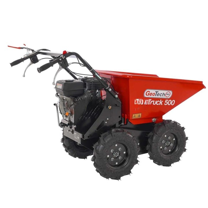 MiniTruck 500 nelivetoinen moottorikärry, Loncin G200F, 500 kg, dumper-lava