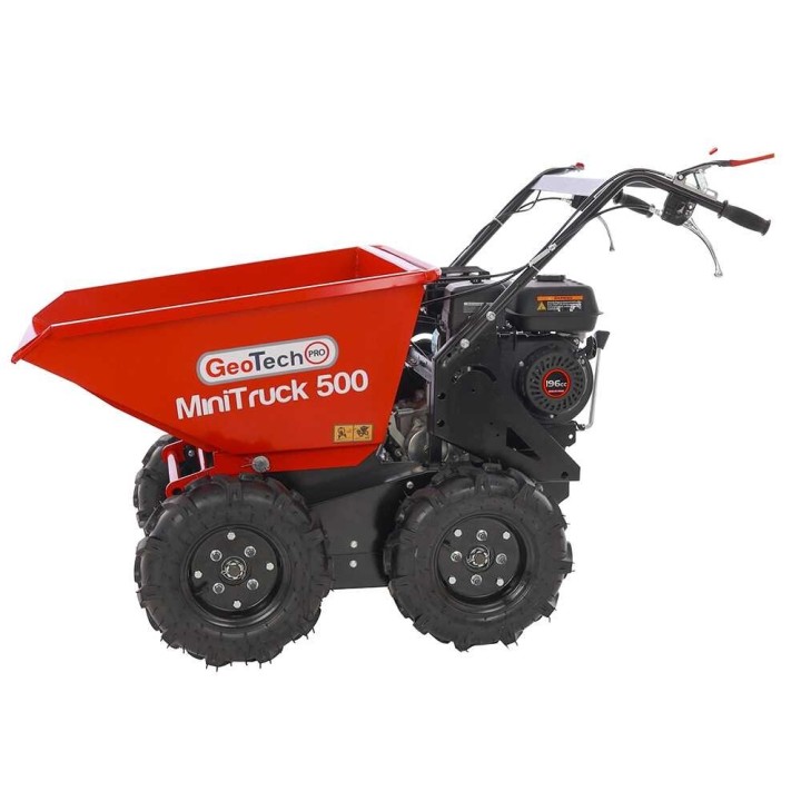 MiniTruck 500 nelivetoinen moottorikärry, Loncin G200F, 500 kg, dumper-lava