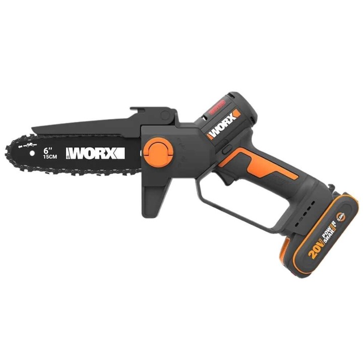 Worx WG327E akkukäyttöinen oksasaha, 20 V, 2 Ah, 20 cm