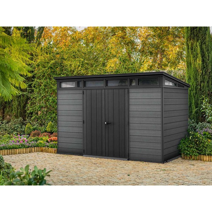Keter Cortina 11x7 puutarhavaja, EVOTECH+, 340 × 218 × 226 cm