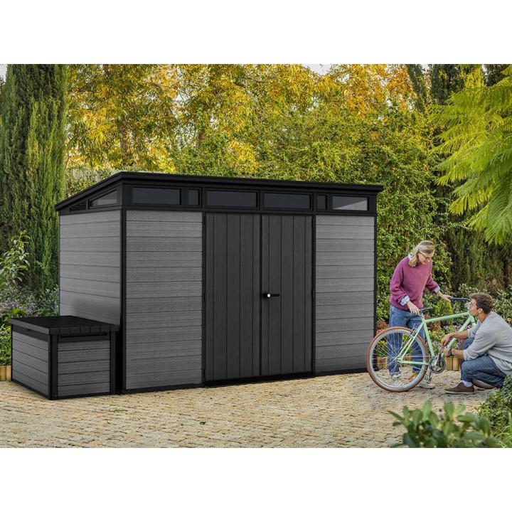Keter Cortina 11x7 puutarhavaja, EVOTECH+, 340 × 218 × 226 cm