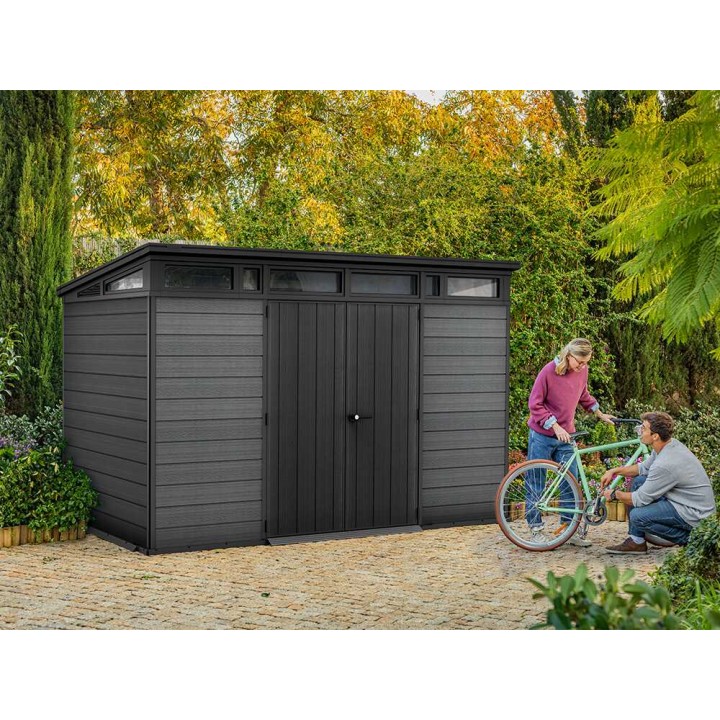 Keter Cortina 11x7 puutarhavaja, EVOTECH+, 340 × 218 × 226 cm