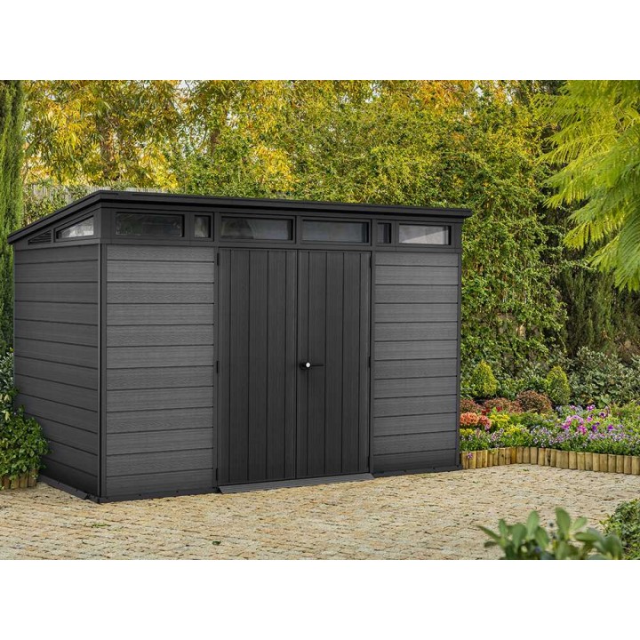Keter Cortina 11x7 puutarhavaja, EVOTECH+, 340 × 218 × 226 cm