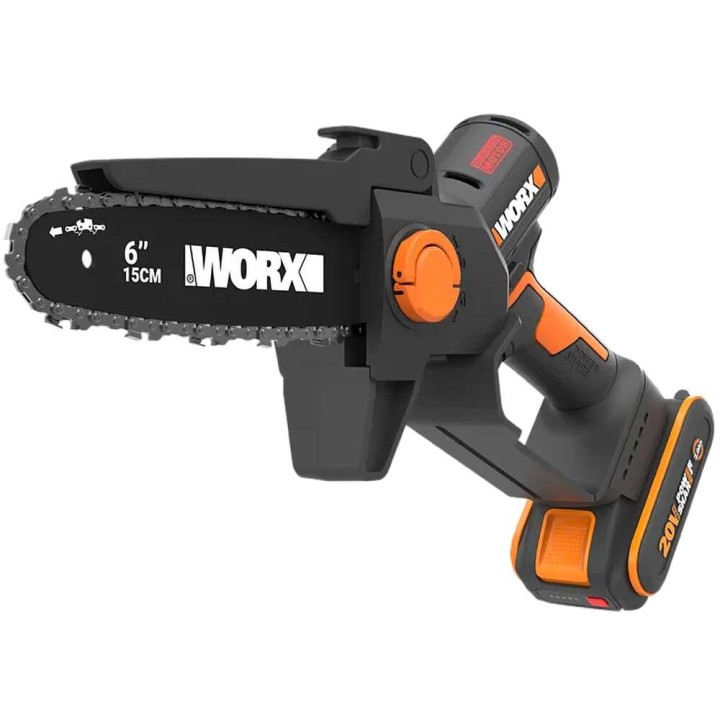 Worx WG327E akkuoksaleikkuri, 20 V, 2 Ah, 125 cm:n jatkovarsi
