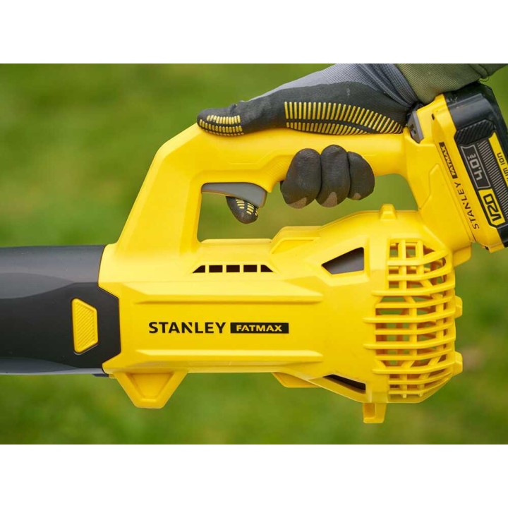 Stanley Fatmax SFMCBL714M1-QW akkulehtipuhallin, 18 V, 4 Ah, 145 km/h