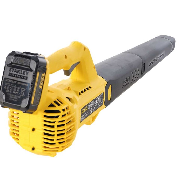 Stanley Fatmax SFMCBL714M1-QW akkulehtipuhallin, 18 V, 4 Ah, 145 km/h