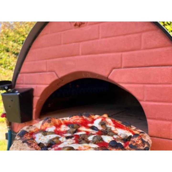 Pizza Party Passione hybridipizzauuni kaasulle ja puulle, 60 × 80 cm, 550 °C