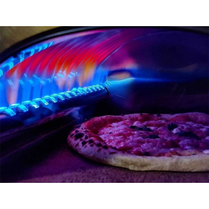 Pizza Party Passione hybridipizzauuni kaasulle ja puulle, 60 × 80 cm, 550 °C