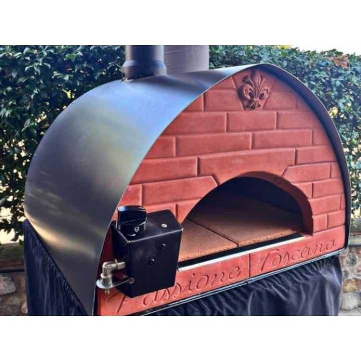 Pizza Party Passione hybridipizzauuni kaasulle ja puulle, 60 × 80 cm, 550 °C