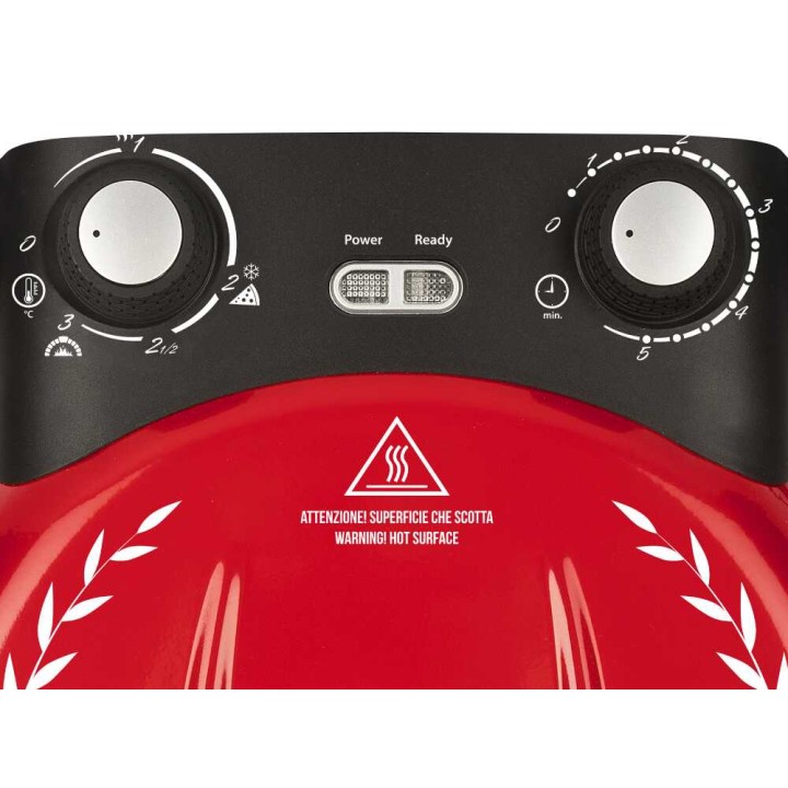 G3 Ferrari Delizia Anniversary Rosso sähköinen pizzauuni, 1 200 W, 400 °C