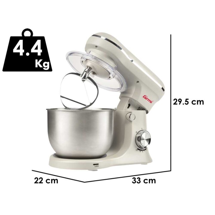 Girmi Gastronomo IM2101 planetaarinen taikinakone, 5 l, 1 500 W, 230 V