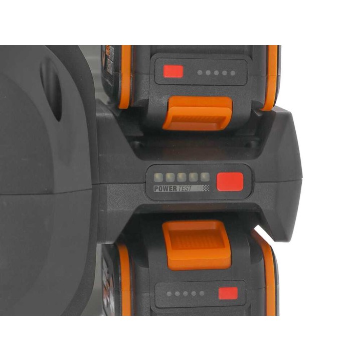 Worx Nitro WG865E akkukairapora, 40 V, 20 cm, 2 × 20 V 4 Ah