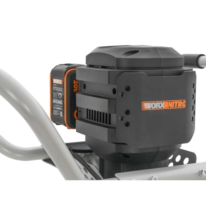 Worx Nitro WG865E akkukairapora, 40 V, 20 cm, 2 × 20 V 4 Ah