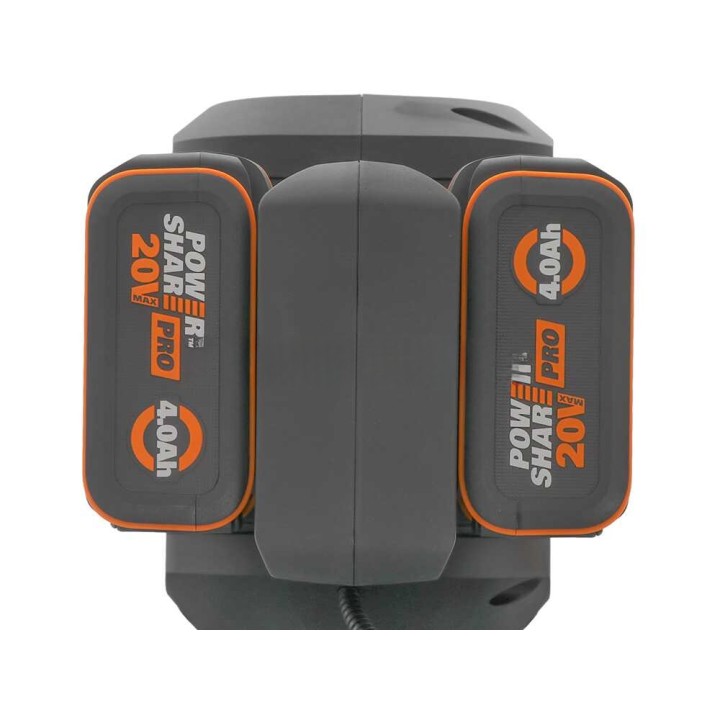Worx Nitro WG865E akkukairapora, 40 V, 20 cm, 2 × 20 V 4 Ah