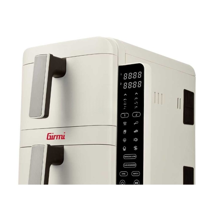 Girmi FG41 EcoFrit Dual ilmafriteerauskeitin, 9 l, 2 400 W, kaksi koria