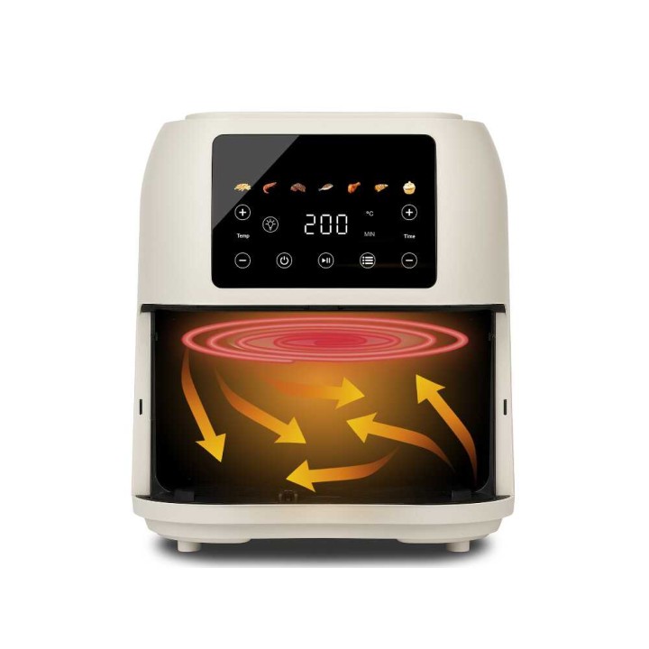 Girmi FG9201 digitaalinen ilmakypsennin, 8 l, 1 700 W, 80–200 °C