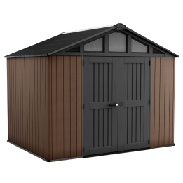 Stronghold 10X8 puutarhavaja PVC 305 243 251 cm kaksiovinen