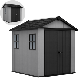 Keter Newton 757 775 puutarhavaja PVC 230 223 8 246 cm harmaa