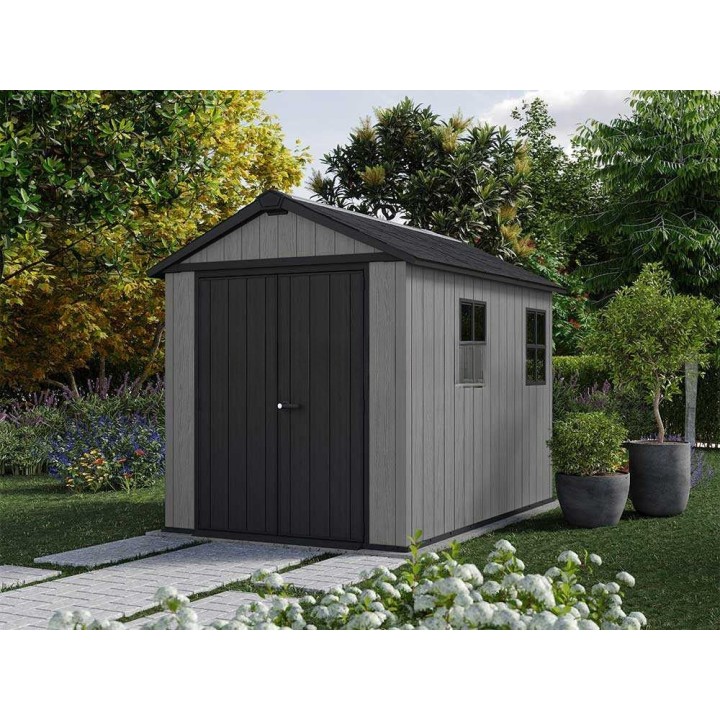 Keter Newton Plus 759/975 puutarhavaja, 230 × 287 × 246 cm, harmaa