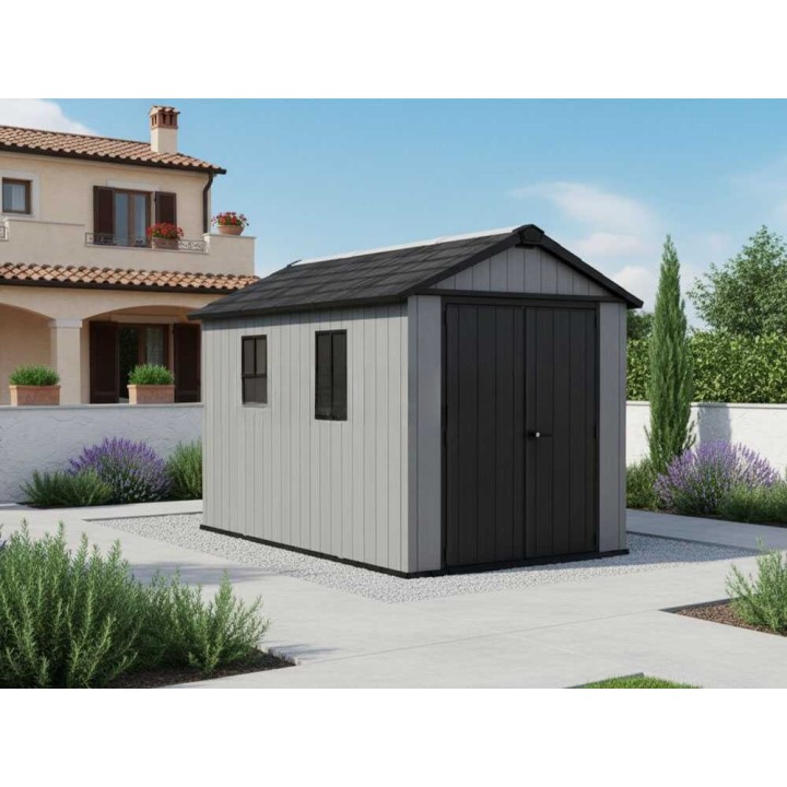 Keter Newton Plus 7511/1175 puutarhavaja, 230 × 350 × 246 cm, harmaa