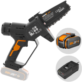 Worx WG326E akkukäyttöinen oksasaha 20 V 4 Ah 15 cm 120 mm