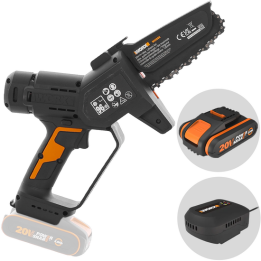 Worx WG326E akkukäyttöinen oksasaha 20 V 2 Ah 15 cm