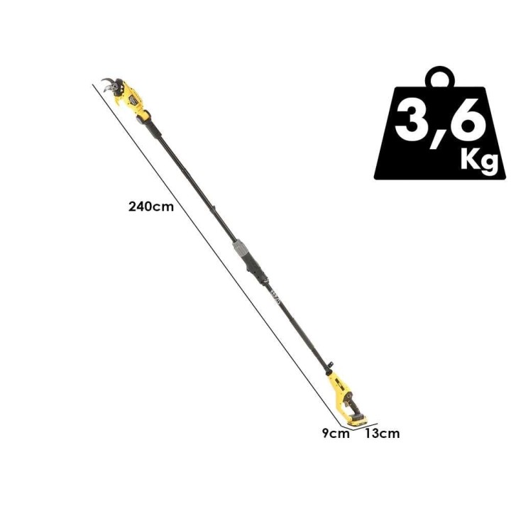 Stanley Fatmax SFMCPP632D1-QW akkukäyttöinen oksasakset, 240 cm, 18 V, 2 Ah