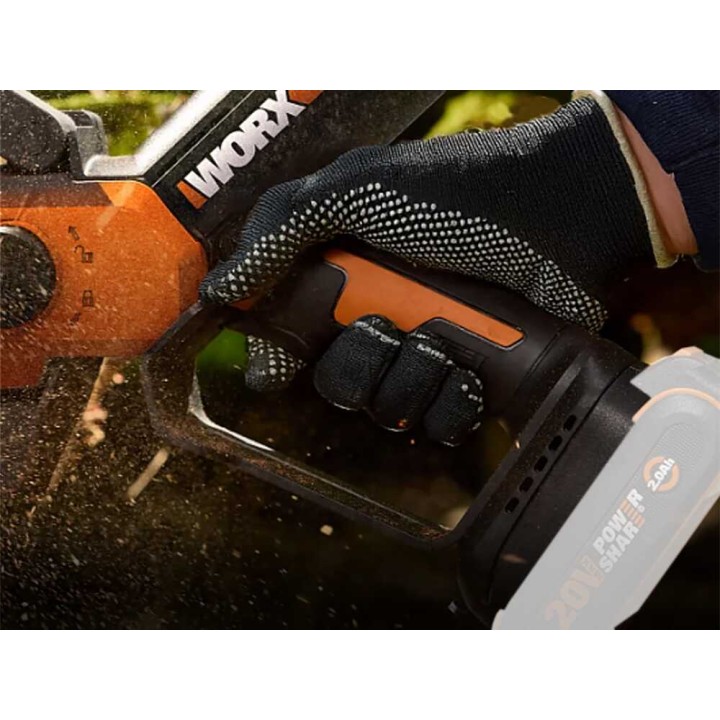 Worx WG326E.9 akkukäyttöinen oksasaha, 15 cm, 125 cm:n jatkovarsi, ilman akkua ja laturia