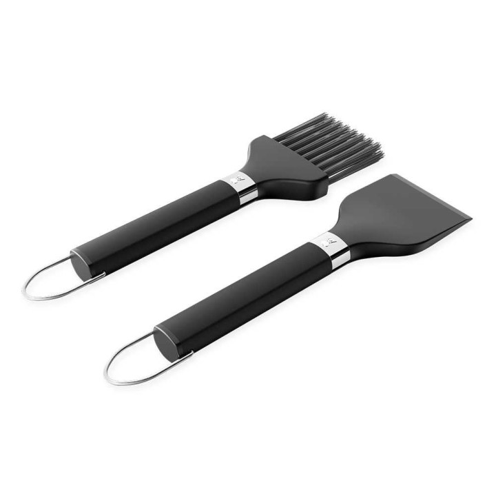 Weber kaavin- ja harjasetti pellettigrillille, 33 × 12,5 × 2,5 cm