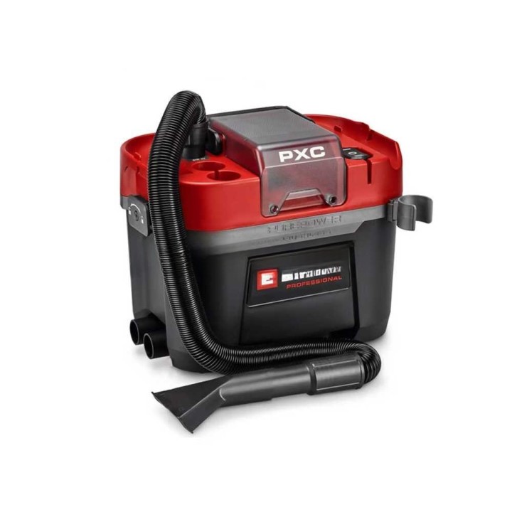 Einhell TP-VC 18/10 Li BL akkuimuri, 18 V, 10 l, 5,2 Ah akulla ja laturilla