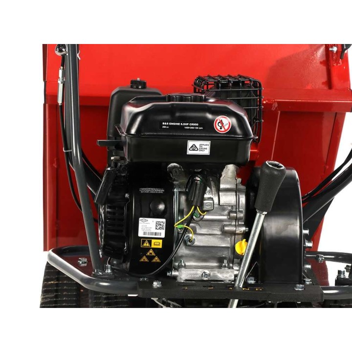GeoPorter 330D B&amp;S telaketjukuljetin, dumper-lavakori, 300 kg, 7 HP