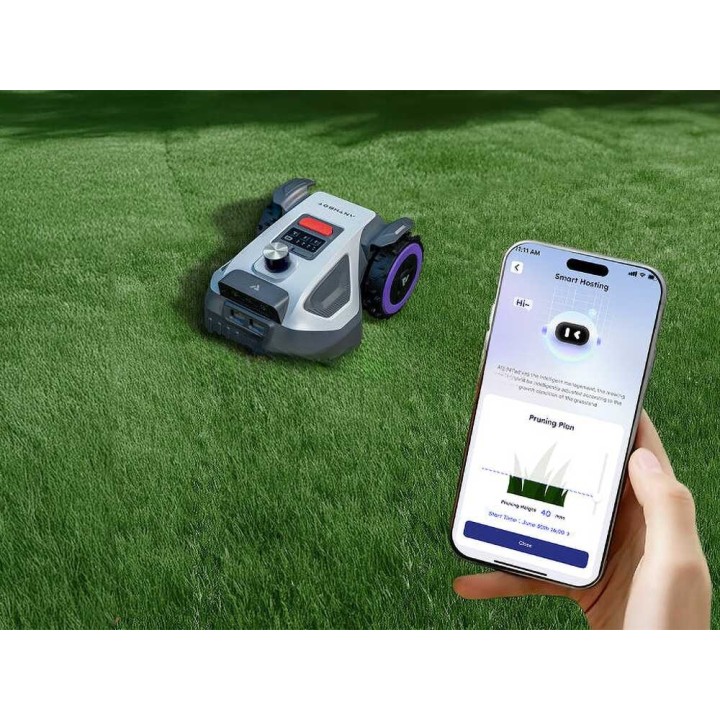 Anthbot M5 LiDAR robottiruohonleikkuri ilman rajakaapelia, 500 m², 18 V