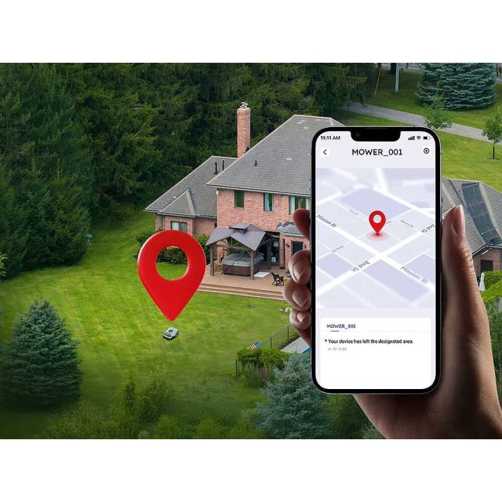 Anthbot M5 LiDAR robottiruohonleikkuri ilman rajakaapelia, 500 m², 18 V