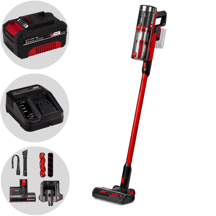 Einhell TE SV 18 270 Li akkuvarsi imuri 18 V 4 Ah 270 mbar