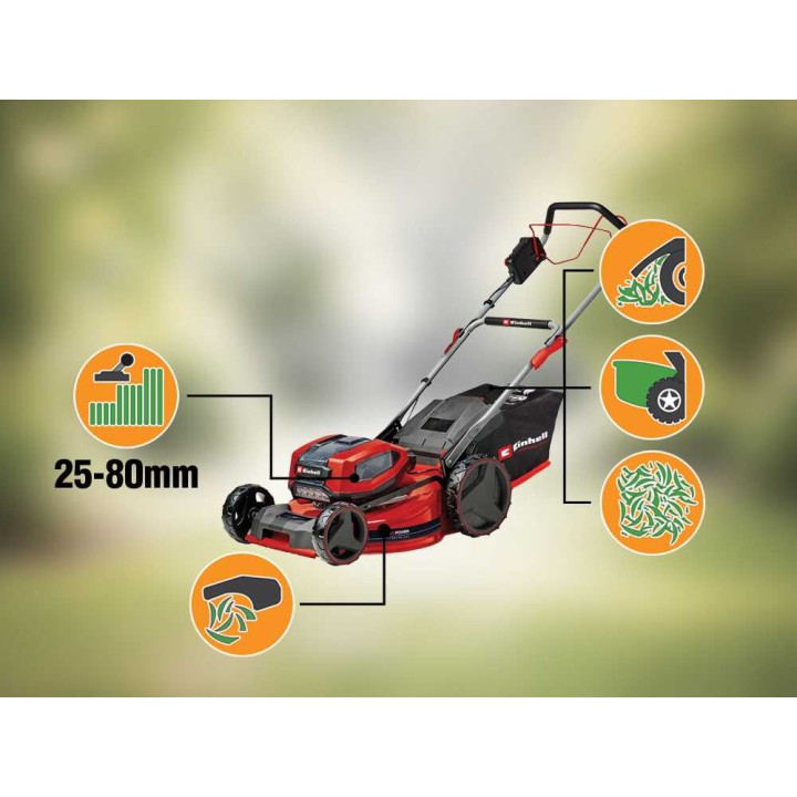 Einhell GP-CM 36/52 S Li BL akkuruohonleikkuri, 52 cm, 36 V, 4 akkua