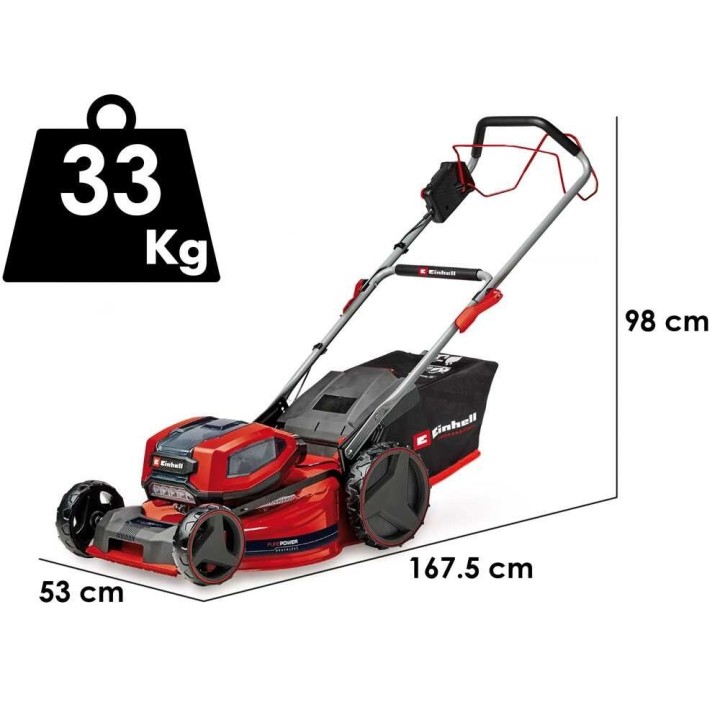 Einhell GP-CM 36/52 S Li BL akkuruohonleikkuri, 52 cm, 36 V, 4 akkua
