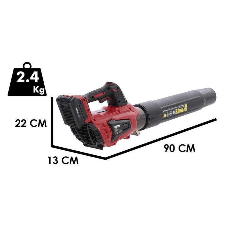 GeoTech X-Line BL-20V akkukäyttöinen lehtipuhallin, 20 V, 144 km/h